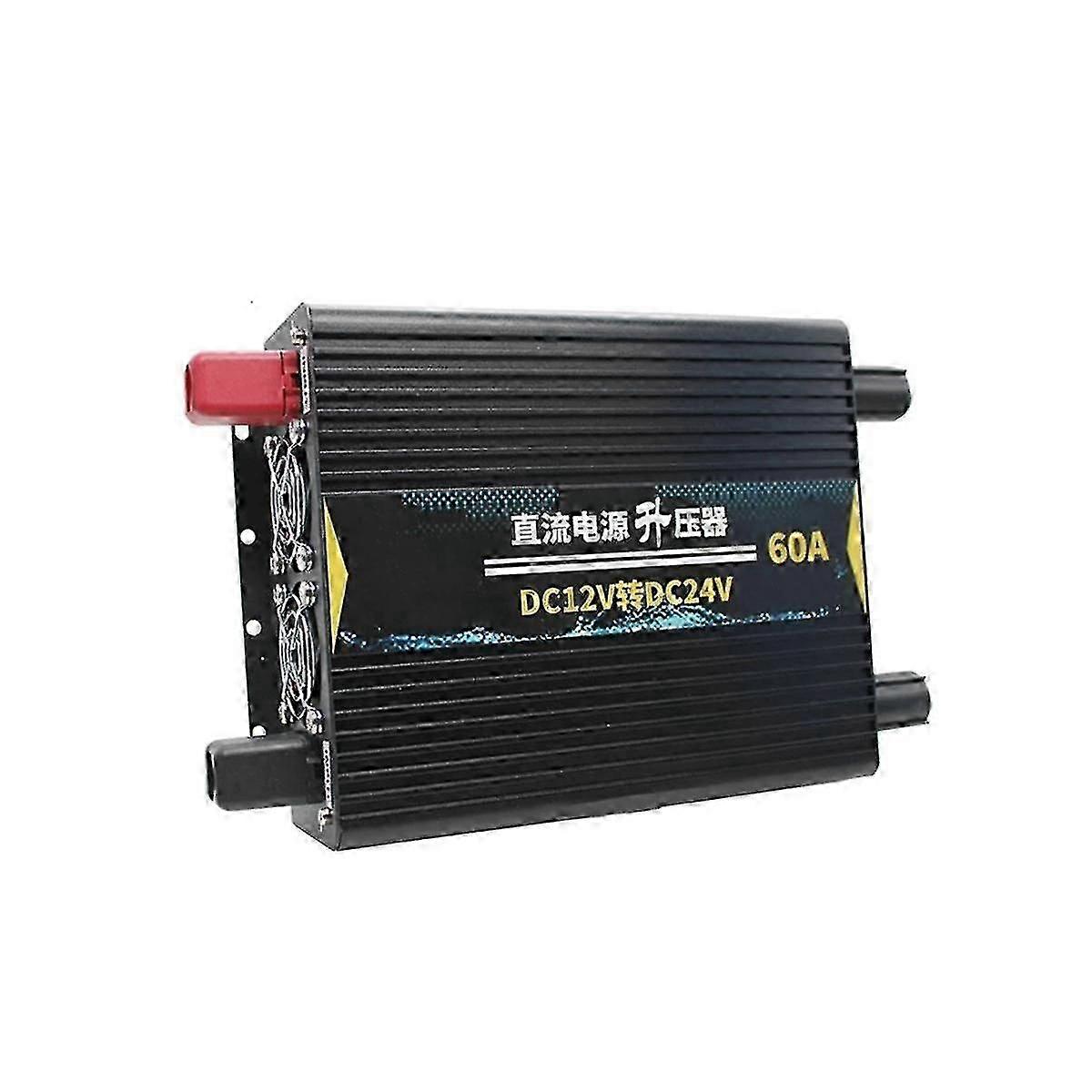 12V to 24V DC 60 Ampere Booster Step-Up DC DC Converter 12 Volt to 24 Volt Transformer for Car Vide