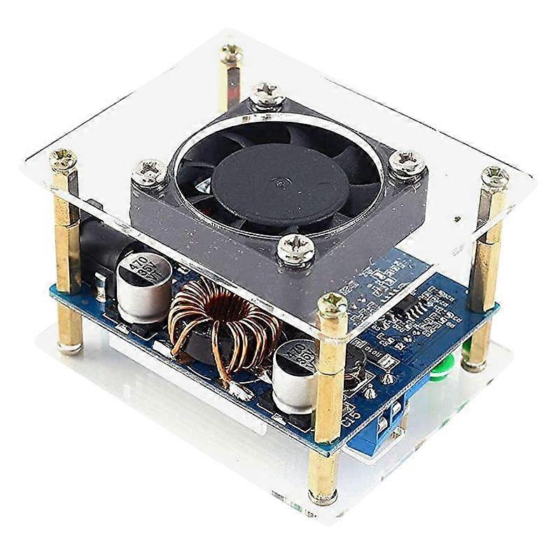 60W Converter High-Power Adjustable Buck Power Supply Module LCD Display with Fan and Shell