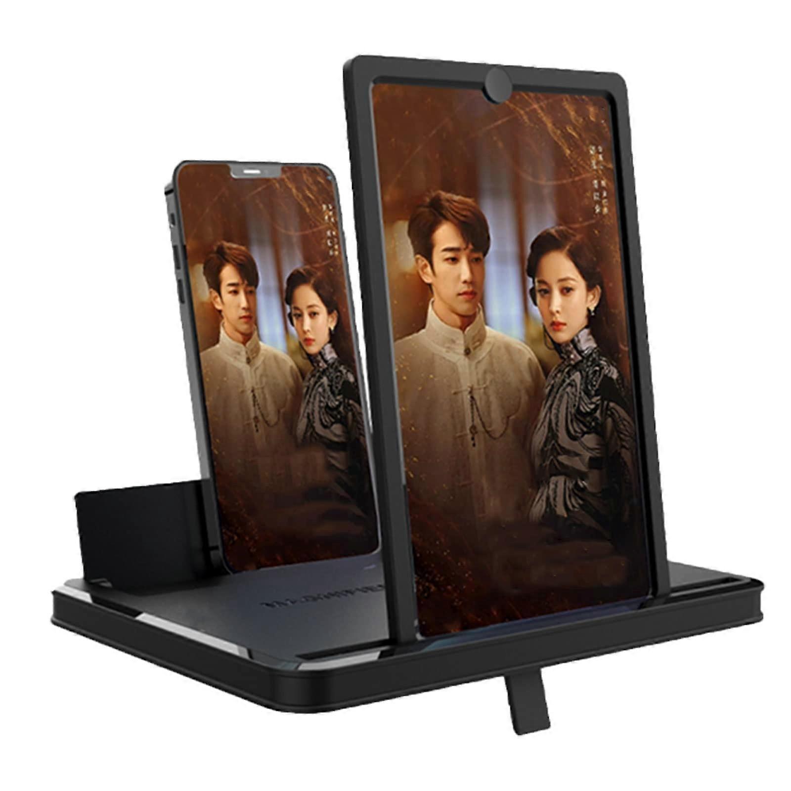Upgraded 3D Screen Amplifier, Available Horizontally and Vertically, Screen Magnifier for Cell Phone