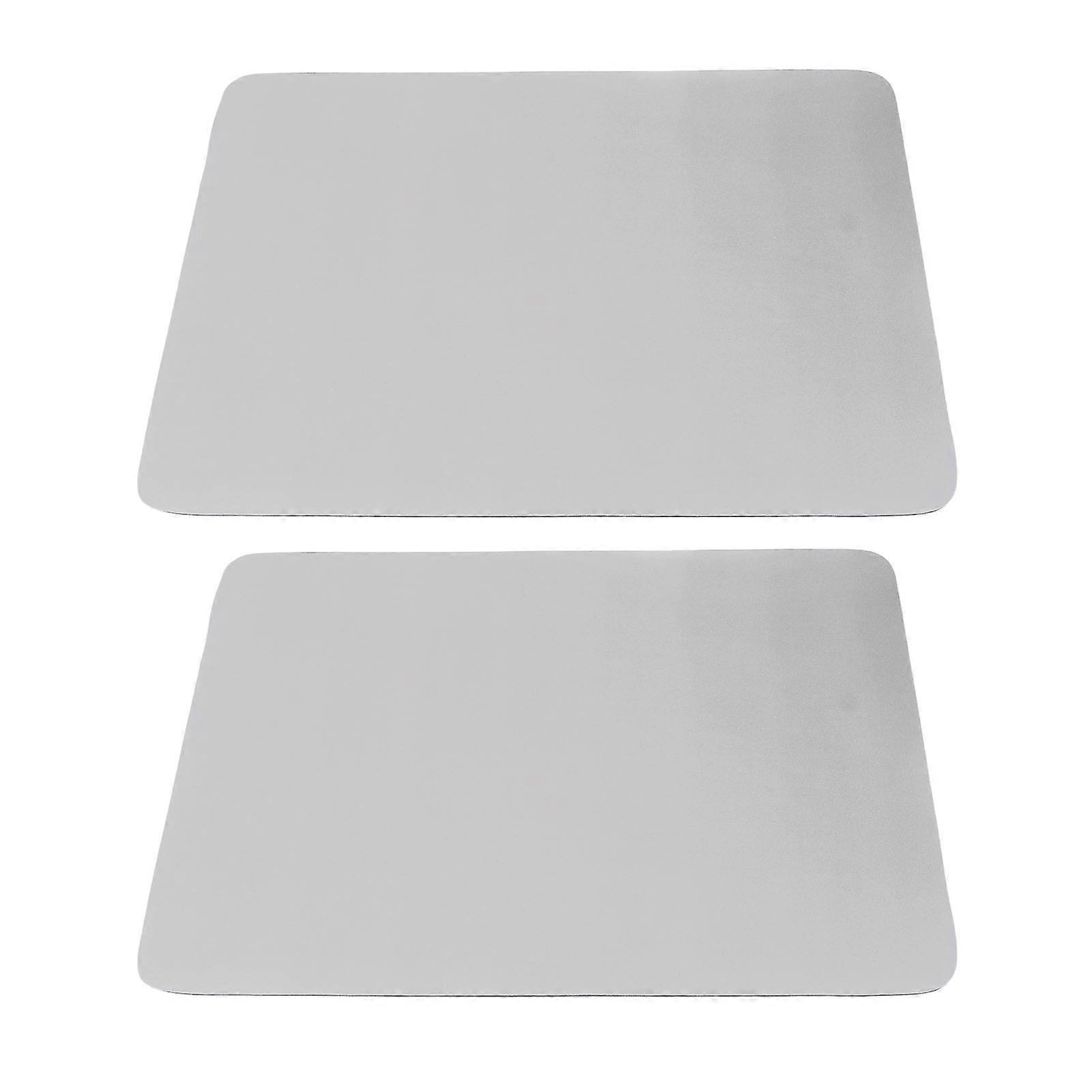 2 Pack Super Absorbent Drying Mats, Non-Slip, Absorbent, Easy to Clean, for Coffee Machine Countertops, Light Grey, 40 x 50 cm
