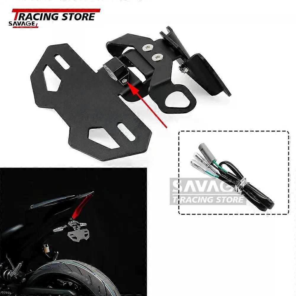 Applies to For YAMAHA MT-07 FZ-07 YZF R7 Tail Tidy Fender Eliminator License Plate Holder Light Adapter Plug&Play Connector MT07 FZ07 YZFR7