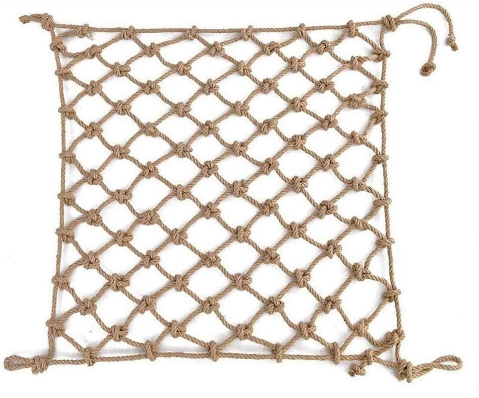 Rope Net for Birds - Durable Treehouse Climbing Net, Heavy-Duty Tree Service Protection Network, 4x4 ft Size