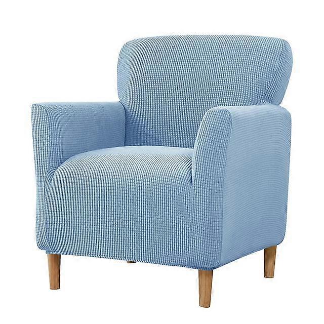 Jacquard Small Single Sofa Cover Elastic Armchair Covers For Living Room Kitchen Office Anti -Dirty Washable Chair Protector 1pc