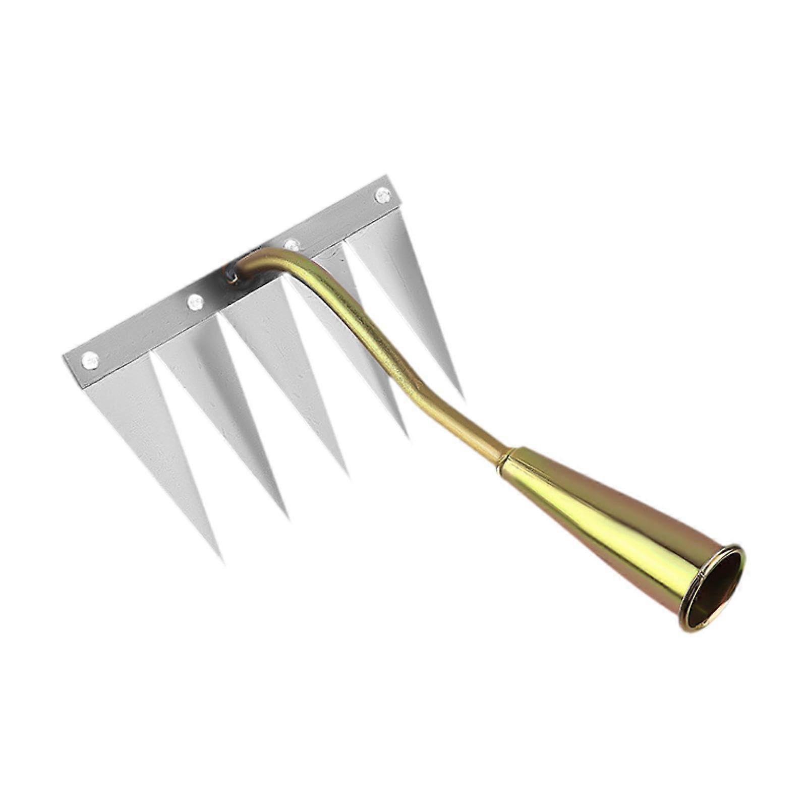 Removable Garden Hand Tool Puller Manganese Steel Tool, Rake, Manual Claw for Garden, 5 Tines