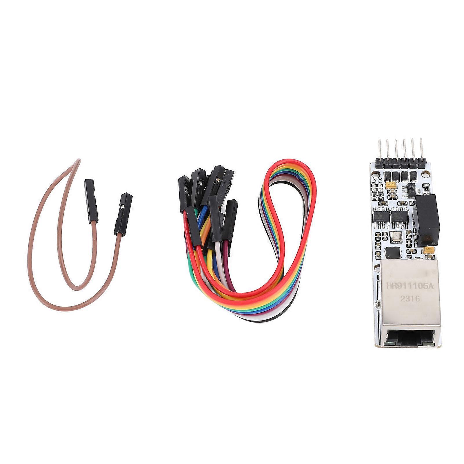 Serial to Ethernet Network Module 4 Mode TTL to RJ45 Port Single Chip Microcomputer Networking Adapter