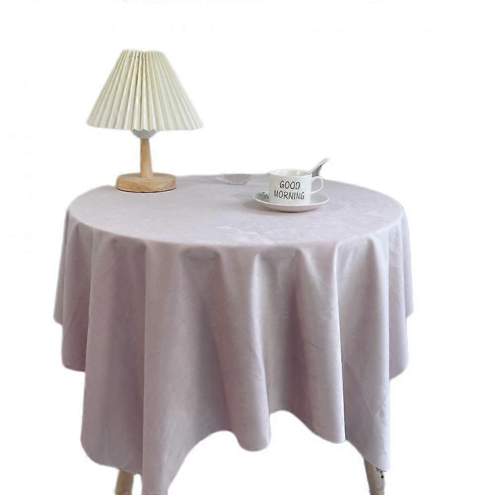 Tablecloth,Solid Color Style Polyester Table Cloth Spillproof Dust-Proof Wrinkle Resistant Heavy Weight Table Cover for Kitchen Dinning Tabletop(78inc