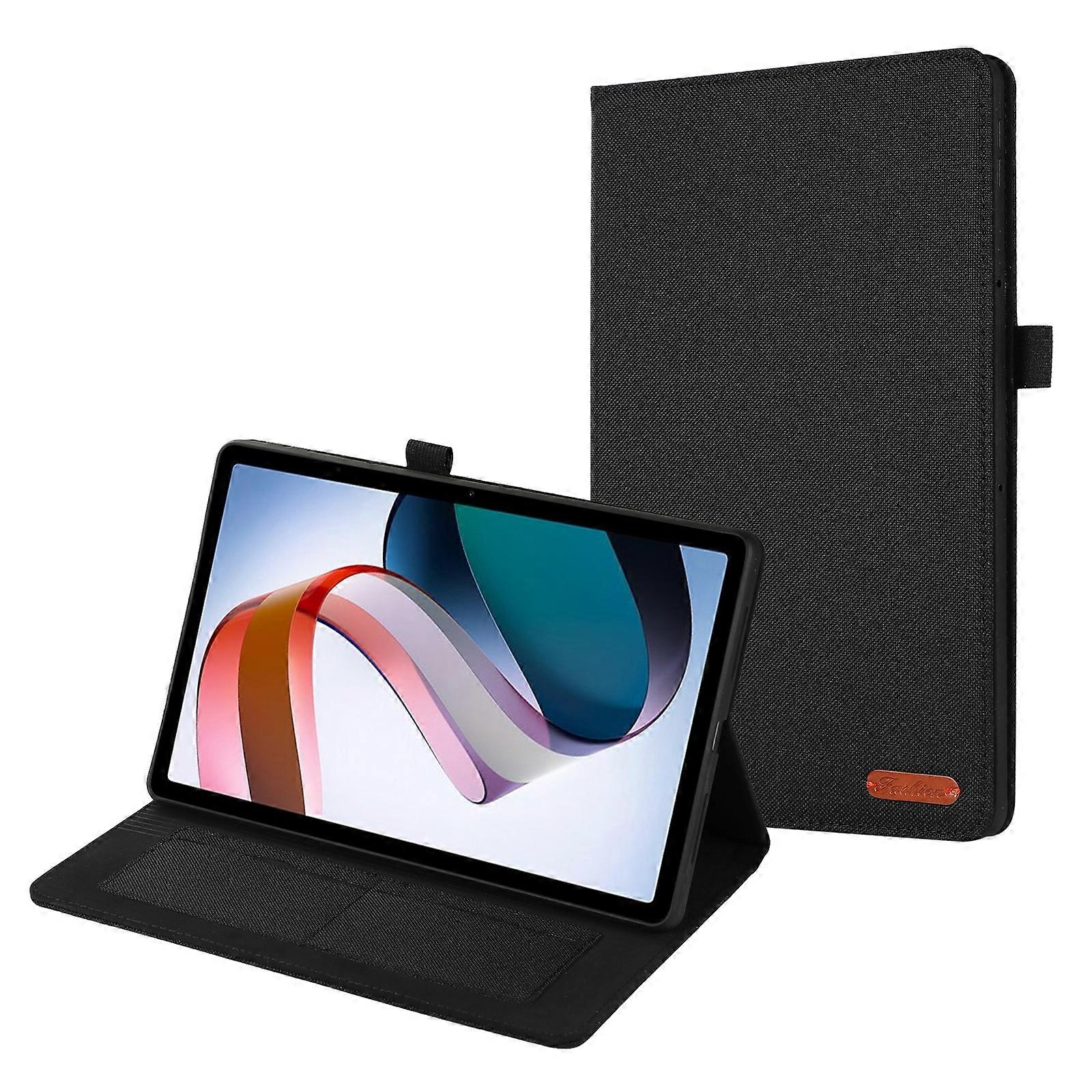 Fabric Texture Horizontal Flip Leather Tablet Case