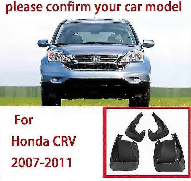 Compatible 20007-2022 Front Rear 4pcs For Honda Crv Cr-v Mudguards Fender Mud Flap Guard Splash Mudguard Car Accessories Auto Styline