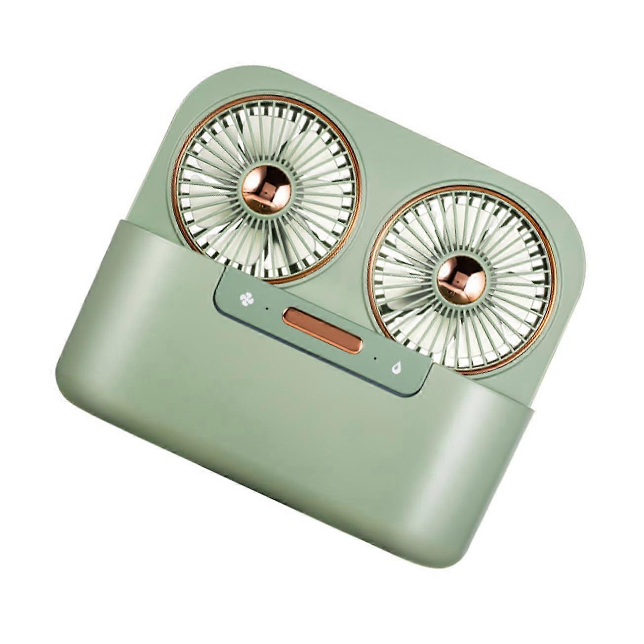 Rechargeable Desktop Fan Humidifier Fan Air Outlet for Home Office Sec Big Spray