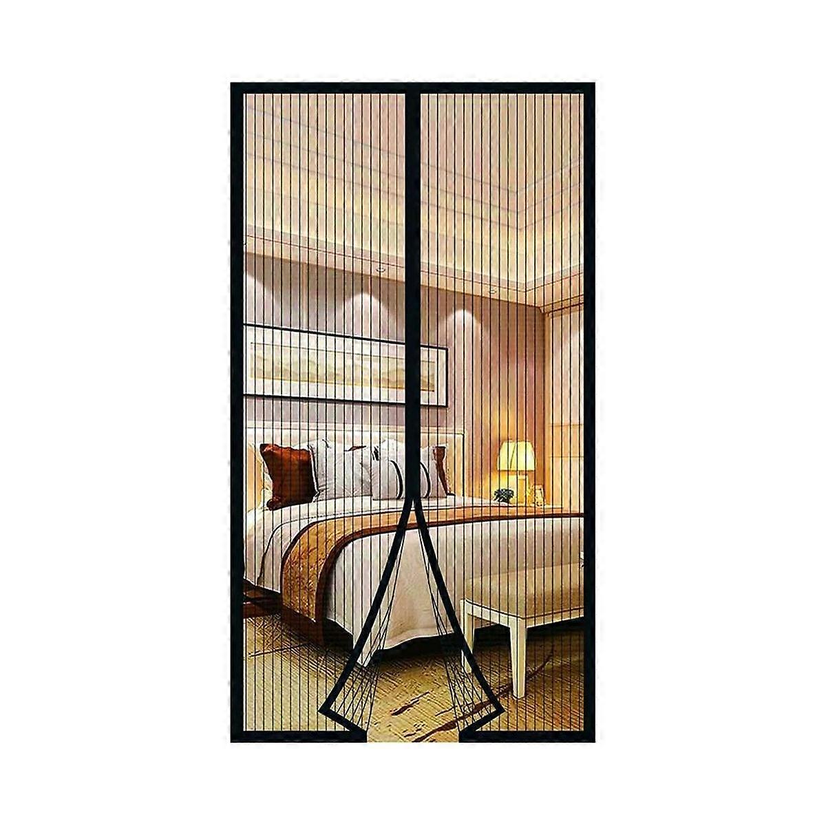 Magnetic door and window screens, fly screens for doors, insect-proof canvas curtains, sliding bay window screens, magnetic mosquito nets without dril
