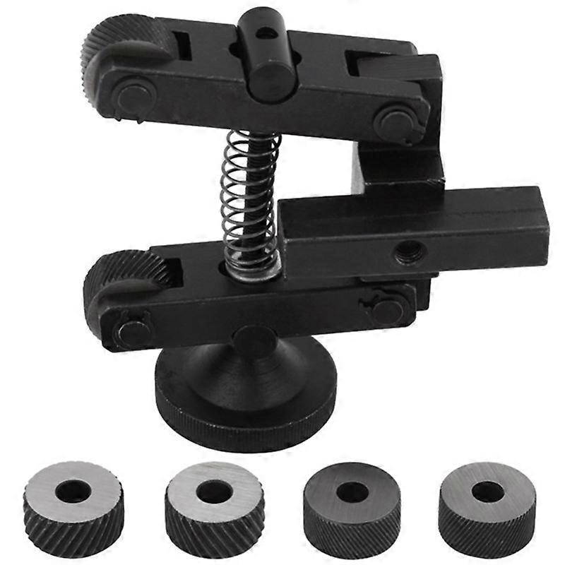 Knurling Tool Rack Knurling Device Adjustable Handle Pulley Lathe Tool