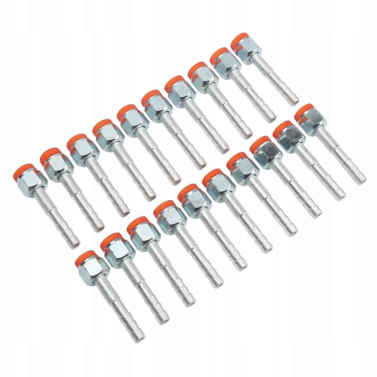20 Pcs Air Conditioning Hose Adapter Straight