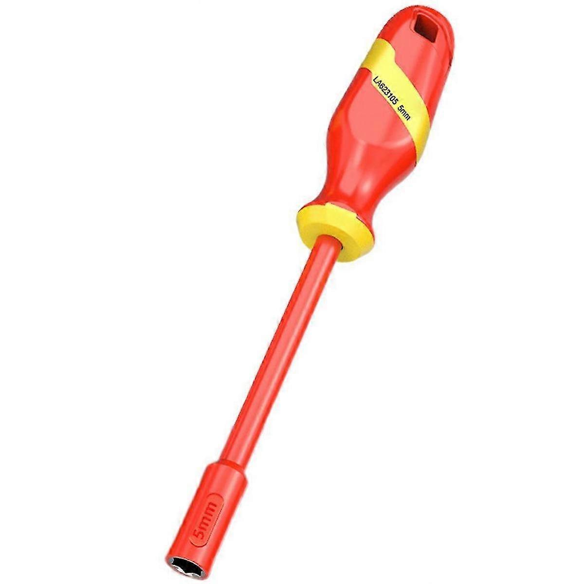 Insulated Nut Driver 1000V Multifunctional Hexagonal Socket Wrench Driver Compatible Electric Vehicles