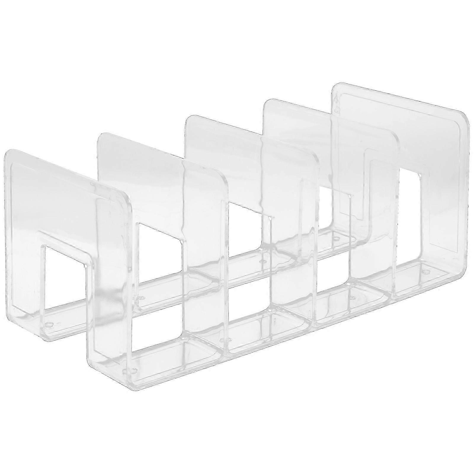 File Document Storage Rack Desktop Bookshelf Office Files Books Holder File Organizer