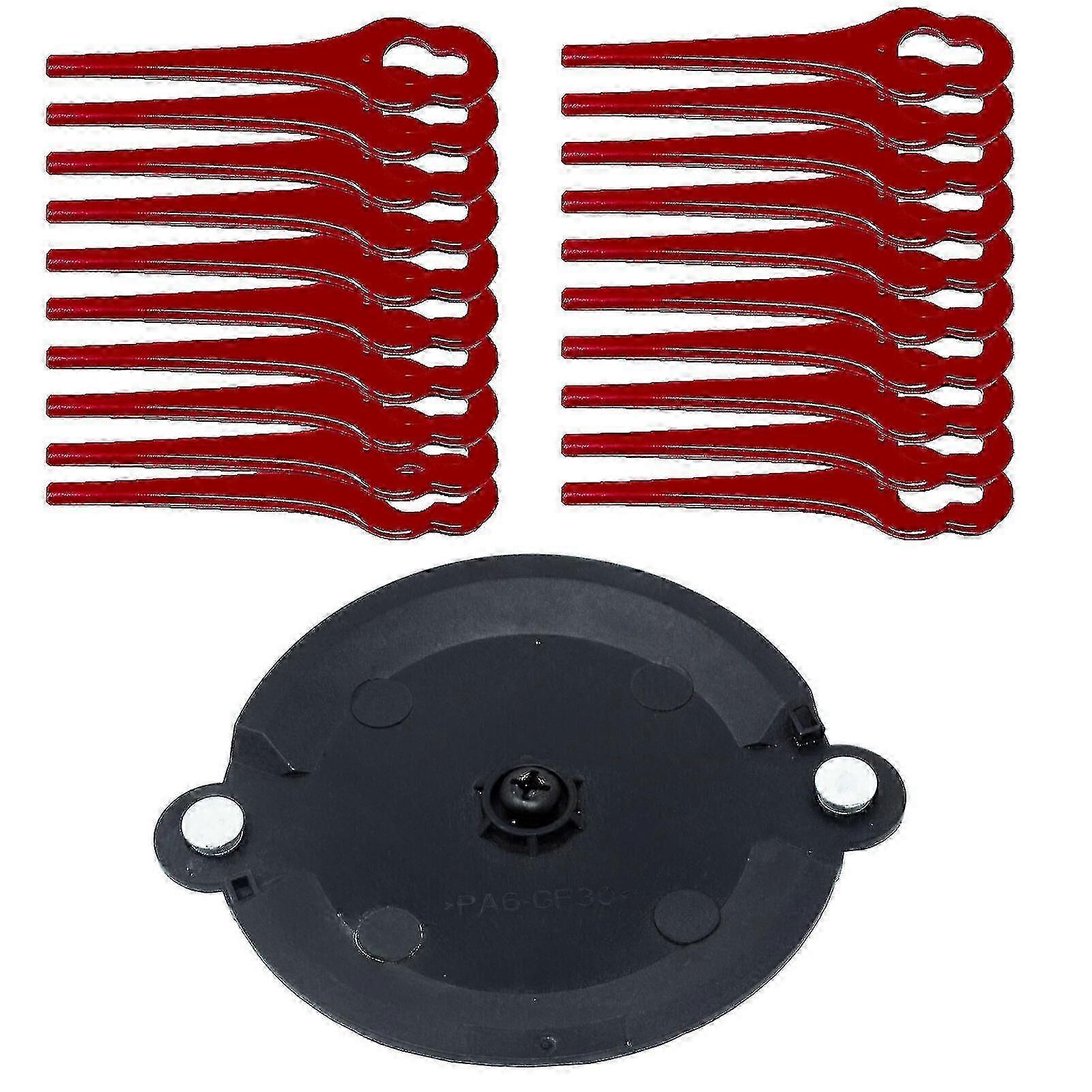 20pcs λεπίδα κοπής χλοοκοπτικών χλοοκοπτικών για το δίσκο κοπής λεπίδων αντικατάστασης πάρκων ταιριάζει για τα ηλεκτρικά εργαλεία κήπων Prta 20li A1311046