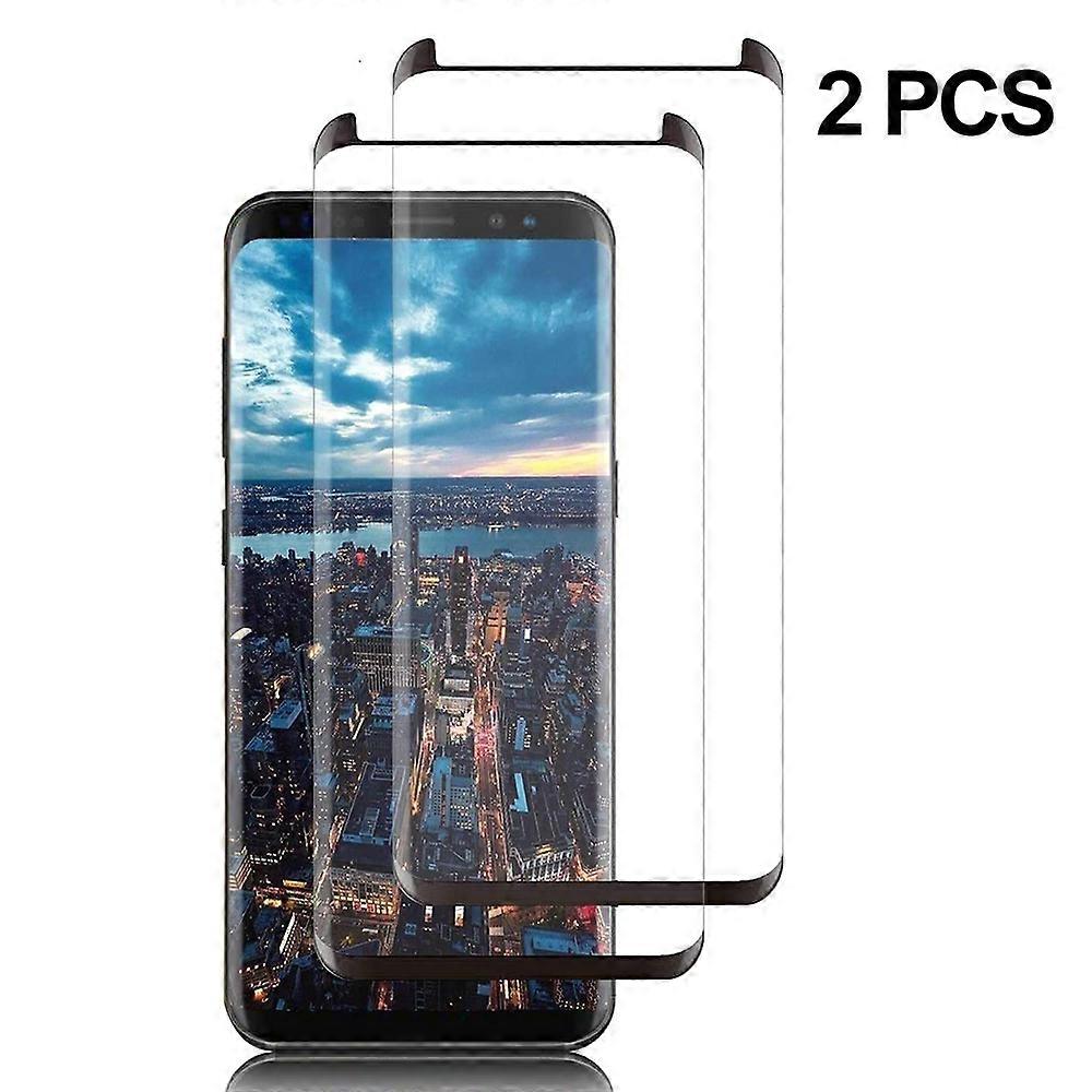 Compatible With Galaxy S9 Screen Protector Full Coverage Tempered Glass 2 Pack