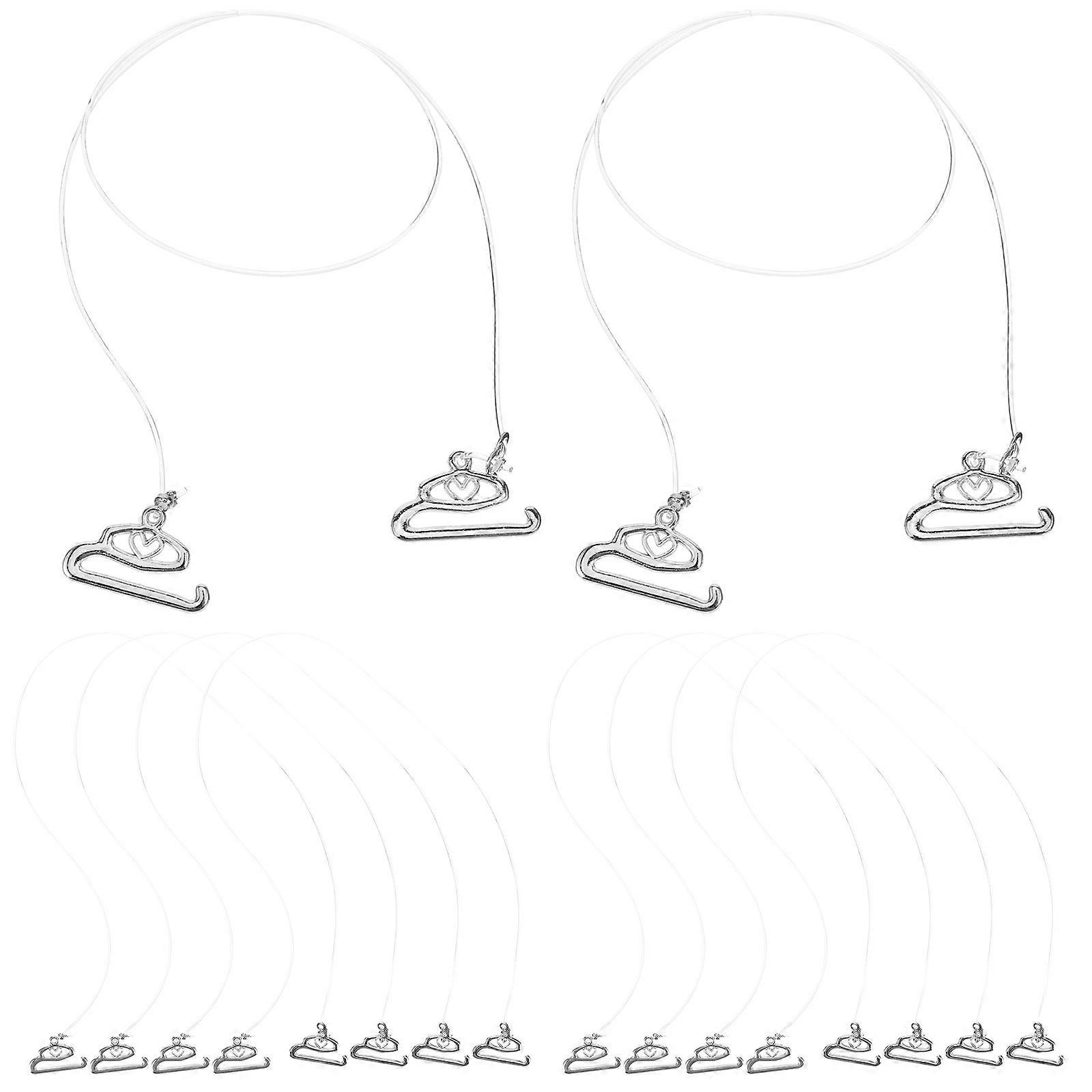 Chest Strap Bra Shoulder Straps for Bra Use 16Pcs Extremely Thin Transparent