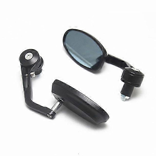 1 Pair 22mm 7/8quot; Handlebar End Rearview Mirror Motorbike Side Mirrors Cafe Racer Rear View Mirror Universal Motorcycle Mirror