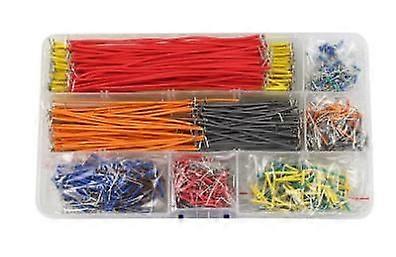 840 Pcs Breadboard Jumper Wire Kit Assorted Size Flexible Jumper Wires for PCB Prototyping DIY Electronic Projects and Circuit Boards