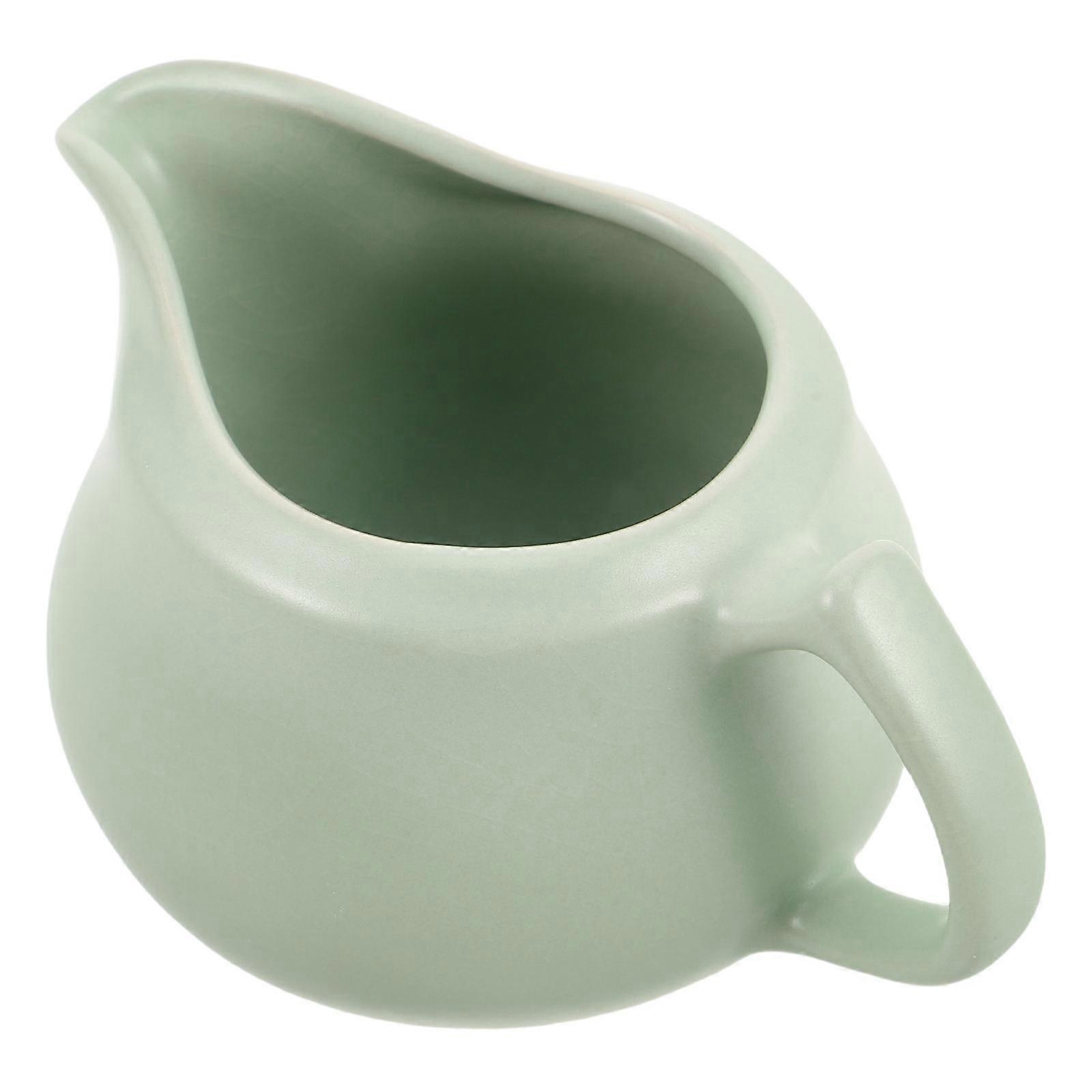 Ceramic Frothing Pitcher, Compact Jug Supporting Activities and Decor