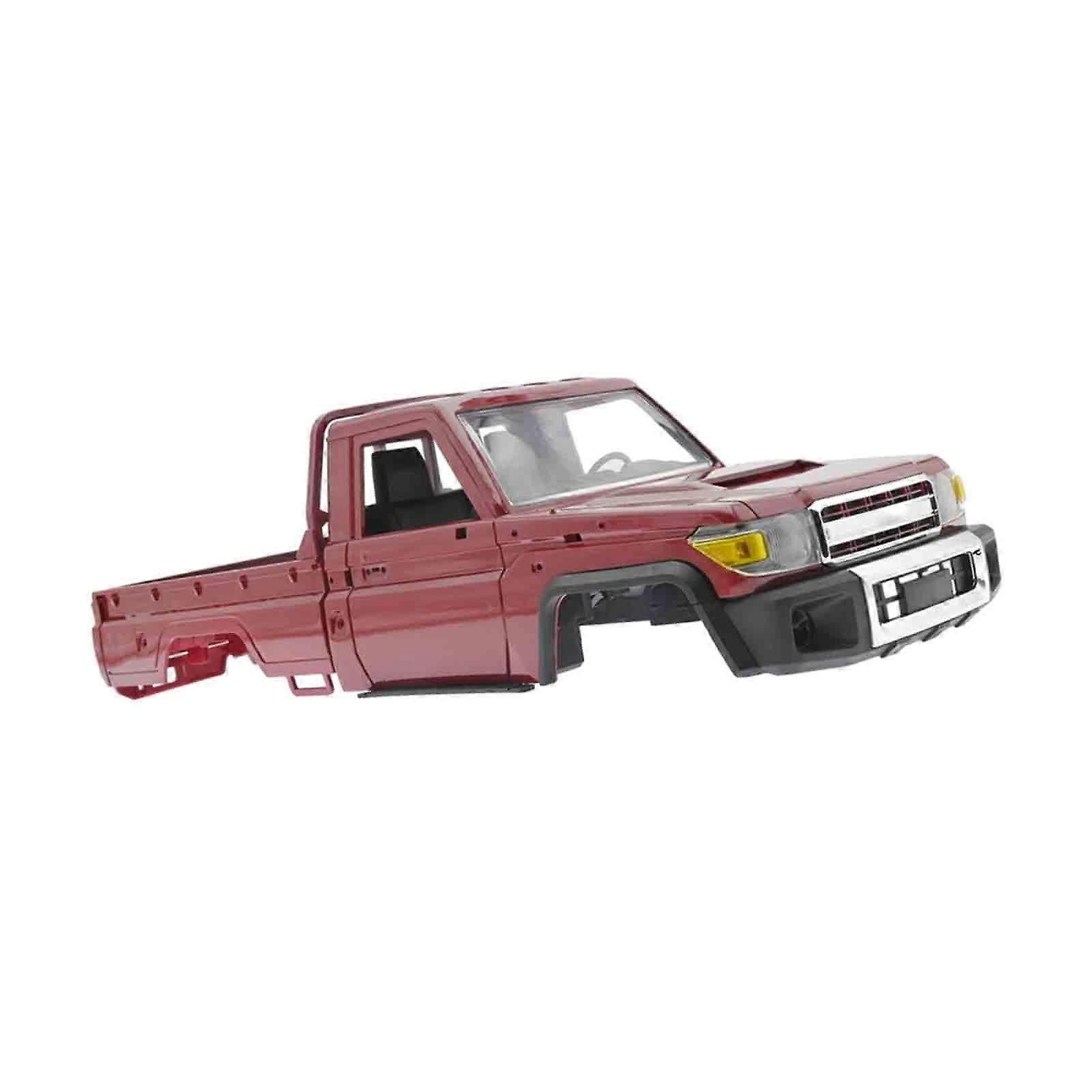 RC Car Shell RC Trucks Body Shell DIY, Control Car Body RC Pickup Shell for MN82 1:12 RC Car Replacement Part, Red