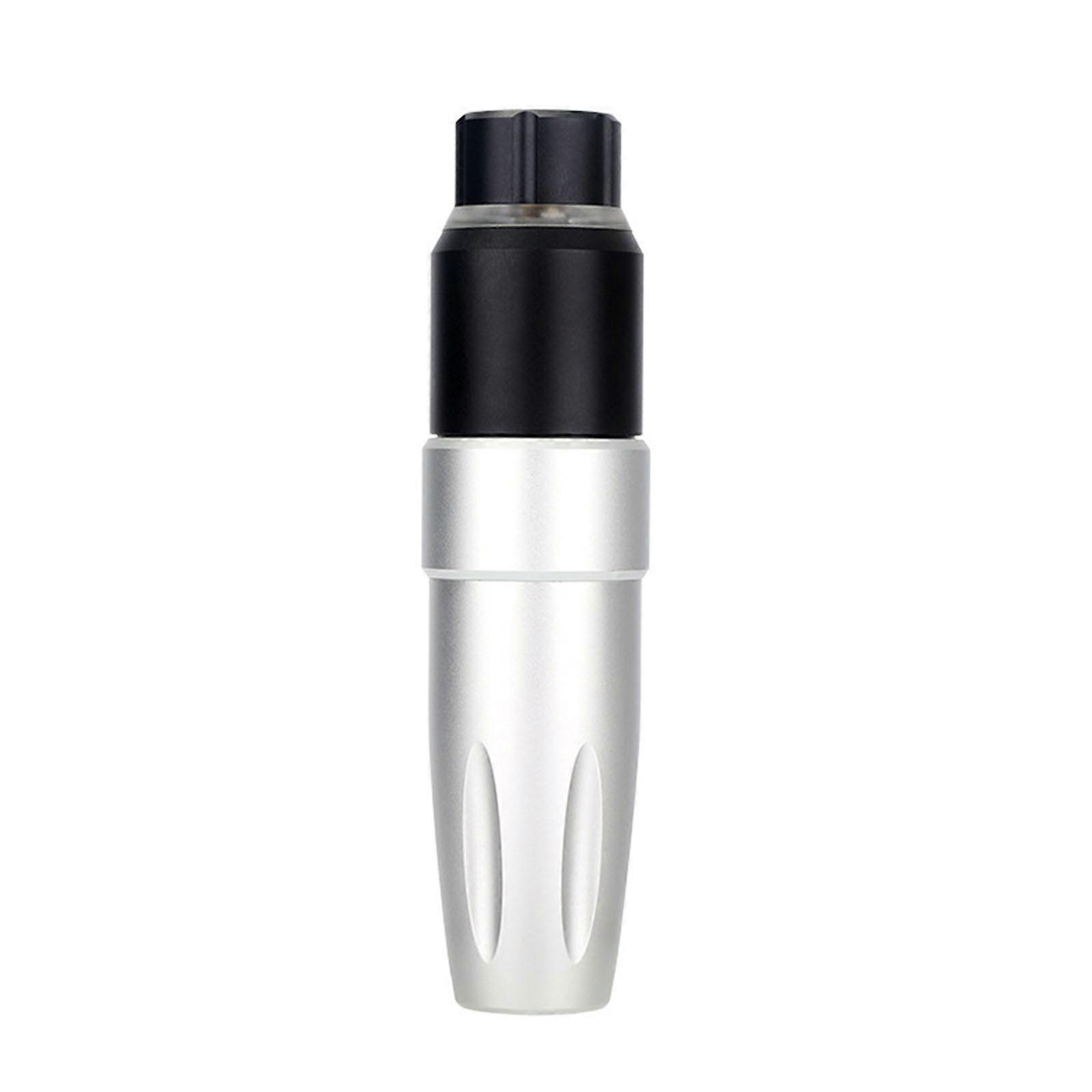 Professional Tattoo Pen Rotary Pen with Light Stroke 3.5mm Powerful Speed 12V 10000rpm RCA Interface for Liner Shader Silver