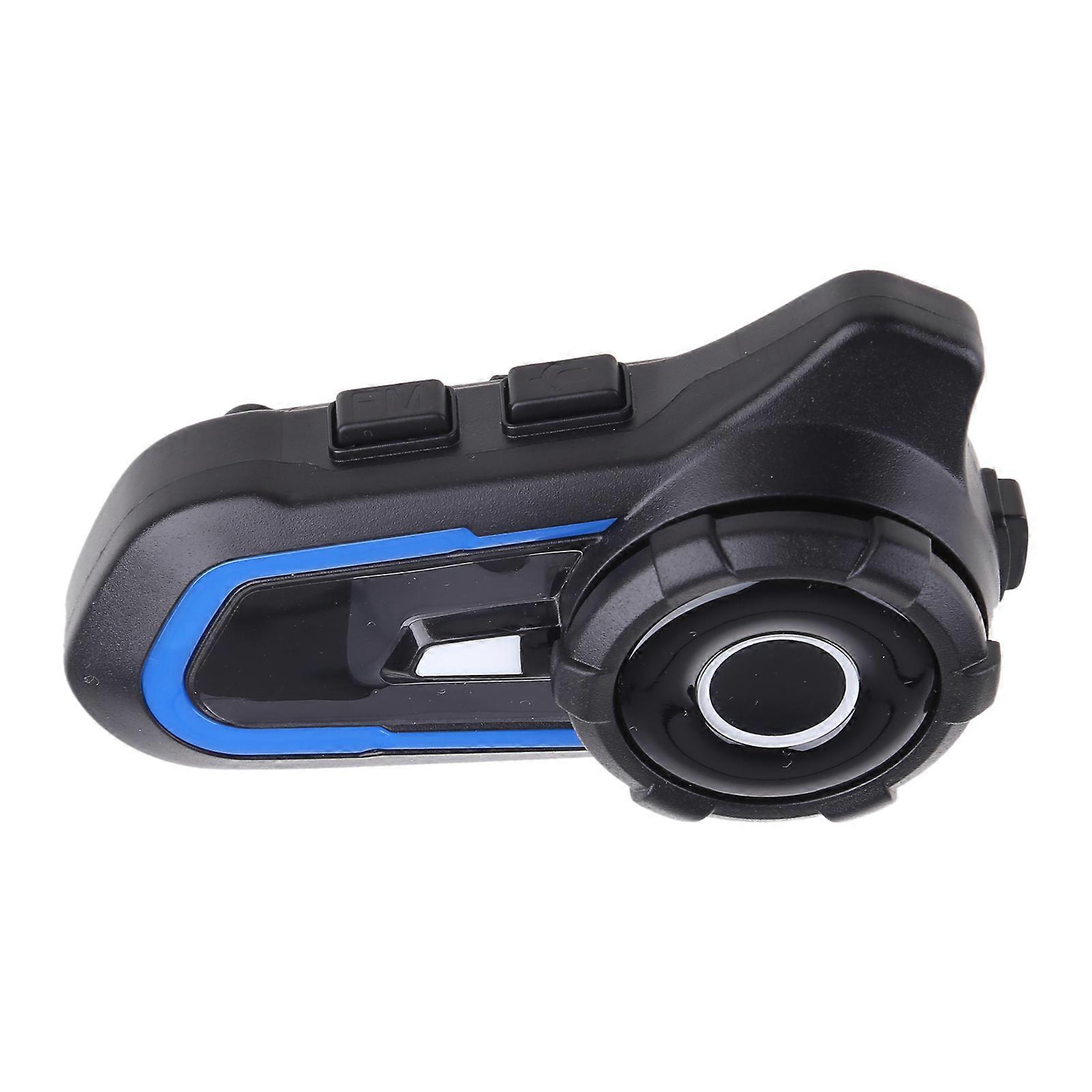 Wireless Bluetooth-compatible 5.1 Earphone Headset Motorcycle Helmet Intercom Blue Gray Orange Wireless  blue