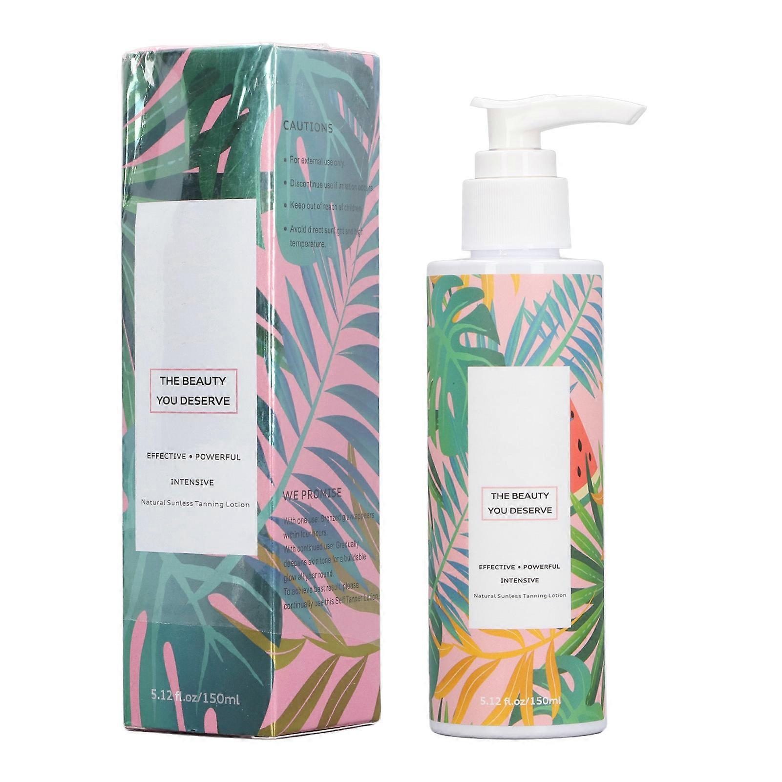 Lotion autobronzante nourrissante longue durée sans soleil pour tous types de peau, saveur lait, 150 ml
