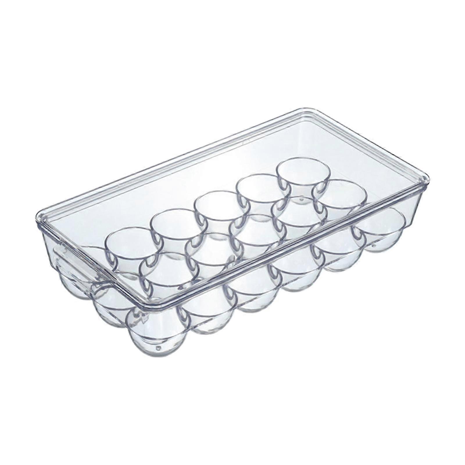 Refrigerator Egg Organizer Eggs Storage Tray Large Capacity Stackable Reusable