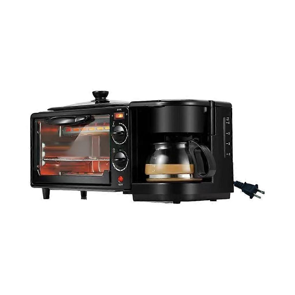 3 in 1 Breakfast Maker Toaster with Frying Pan for Egg Sausages Sandwich