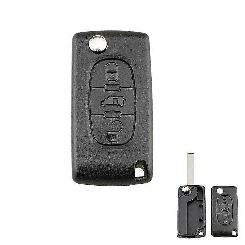 3 Button HU83 Remote Car Key Fob Case CE0523 for Peugeot Expert/Citroen Dispatch 2006 2007 2008 2009 2010-2016