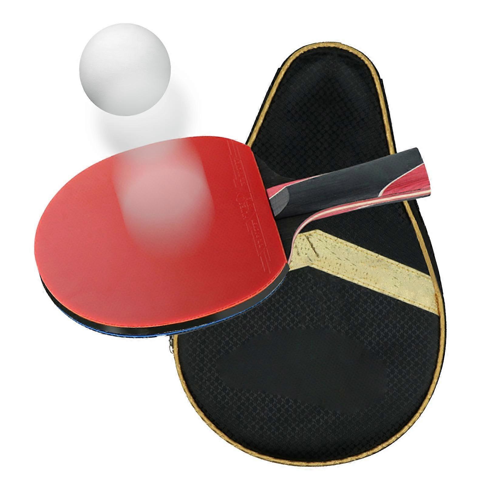 Table Tennis Racket | Durable Lightweight Grip, Professional Pong Paddle for Youth, FL Handle for Horizontal Shots