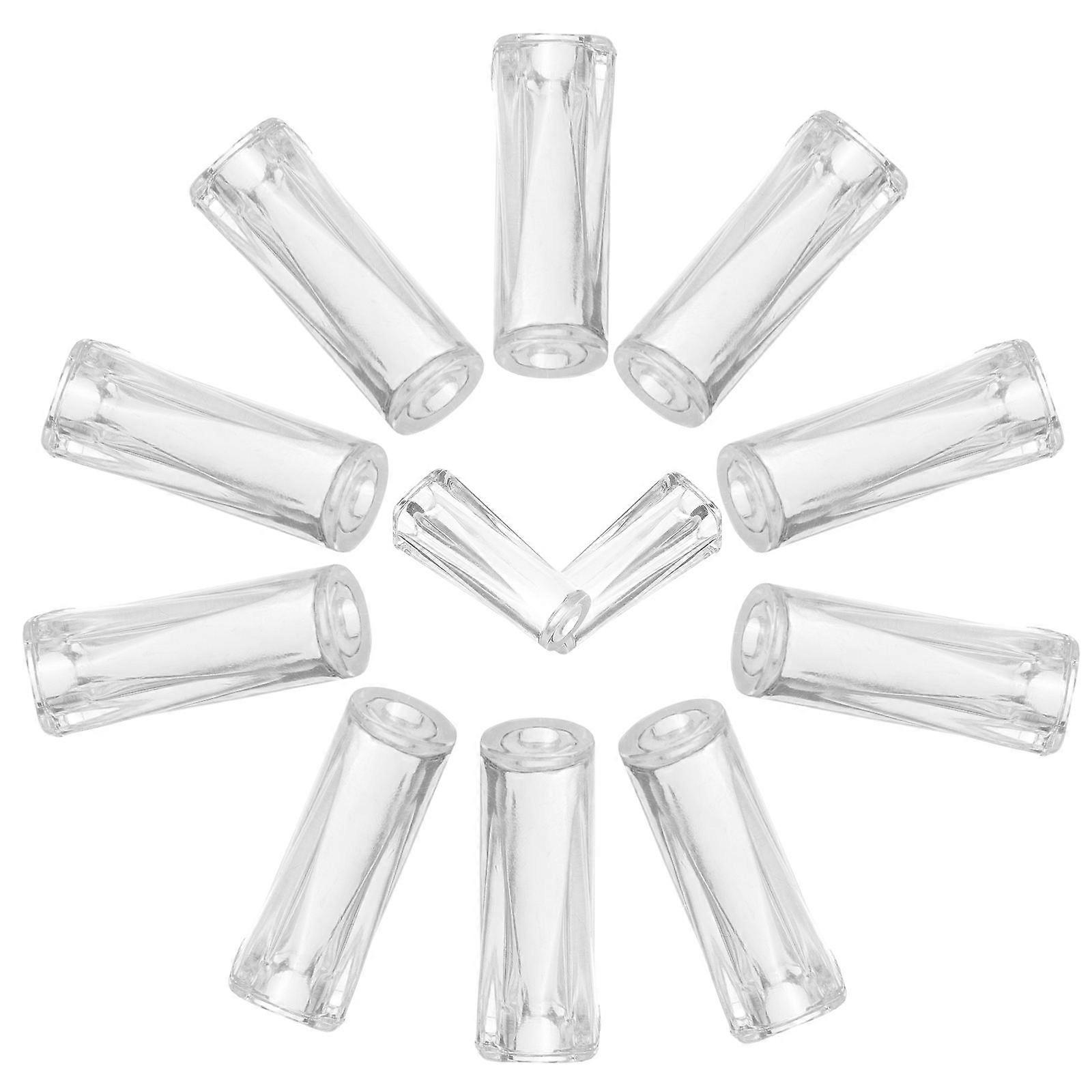 Transparent Blind Tassels Pull Cord Knobs 20PCS Replacement Drawstring Ends for Curtains Drapes and Window Blinds