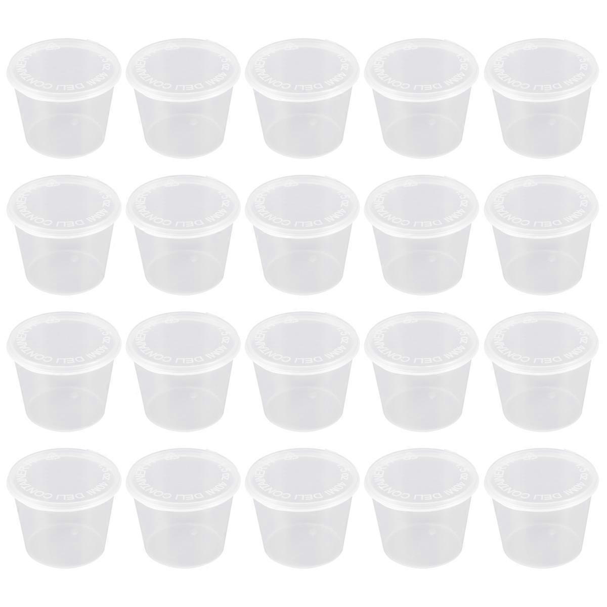 Cups for Yogurt, Versatile for Salad Dressings with Airtight Sealing Lids