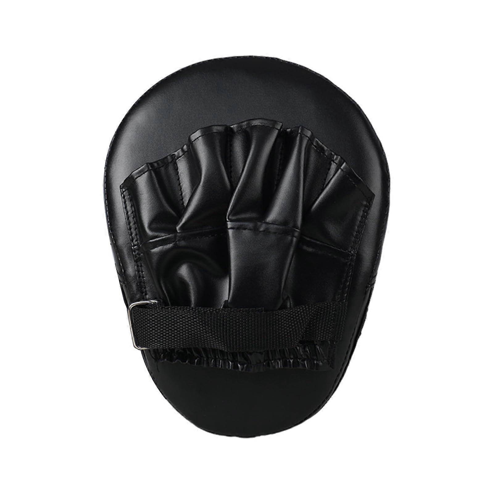Multilayer protection, curved target for Sanda Strike, thickened liner for children's training, Muay Thai foot target, black
