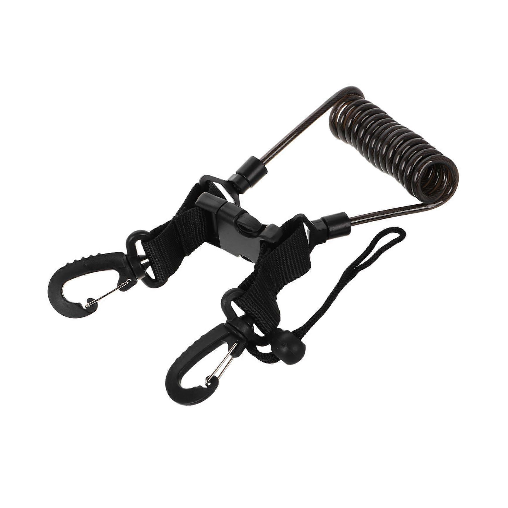 Wrist Strap for Diving Cameras - PP Lanyard, Scuba Spiral Rope, Spring Band for GoPro and Action Cameras