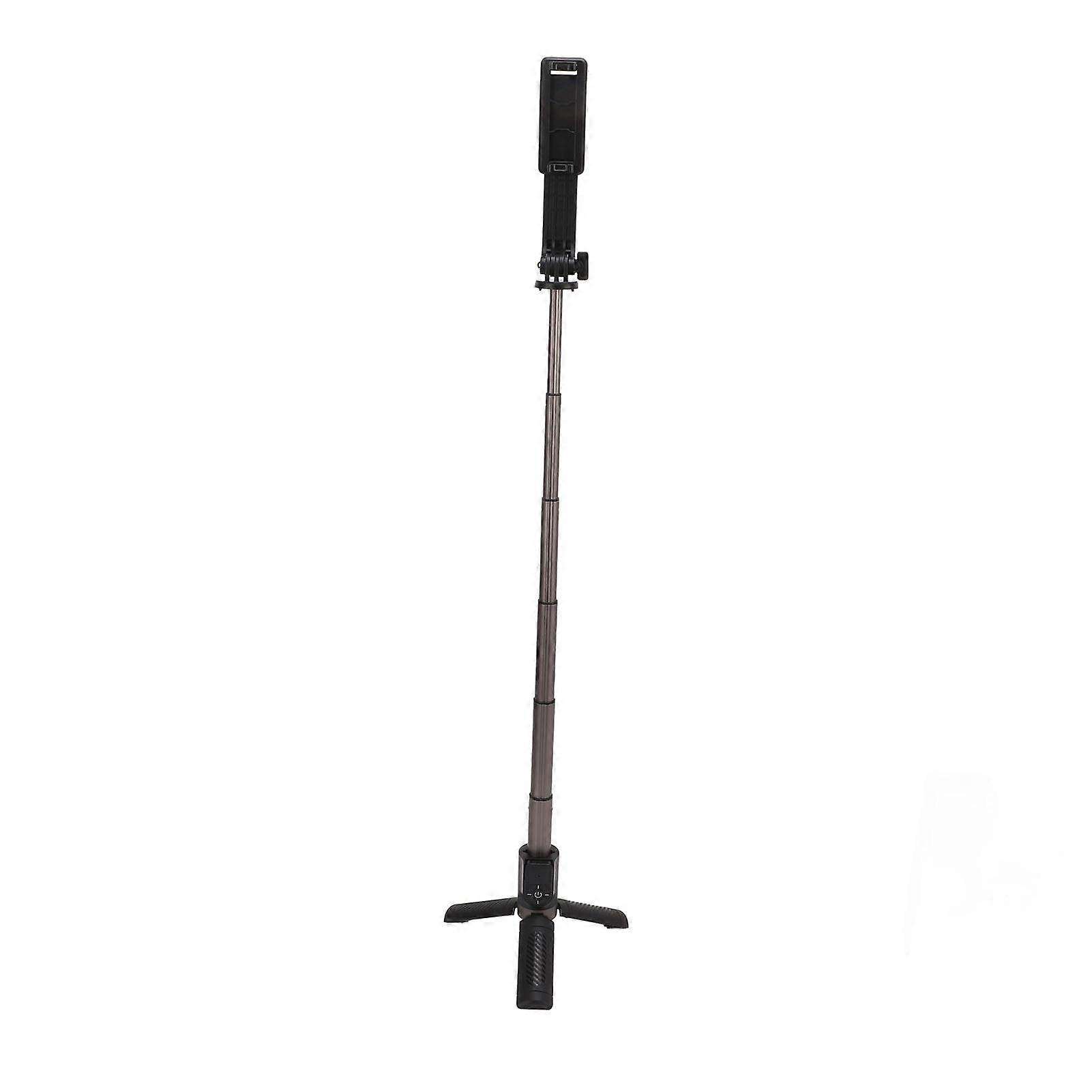 Selfie Stick Tripod with HD Mirror, 71cm Extendable, 10m Remote, Non-Slip Handle