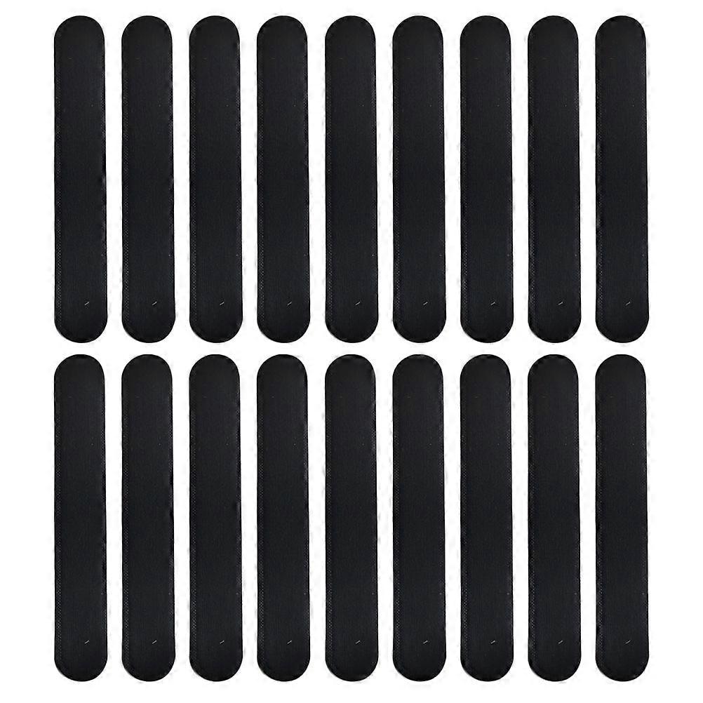 Hat Sweat Protection Non-Woven Hat Pad Rectangular Shape Simple Design Sweat Absorption Men Women Sports Activities 40Set