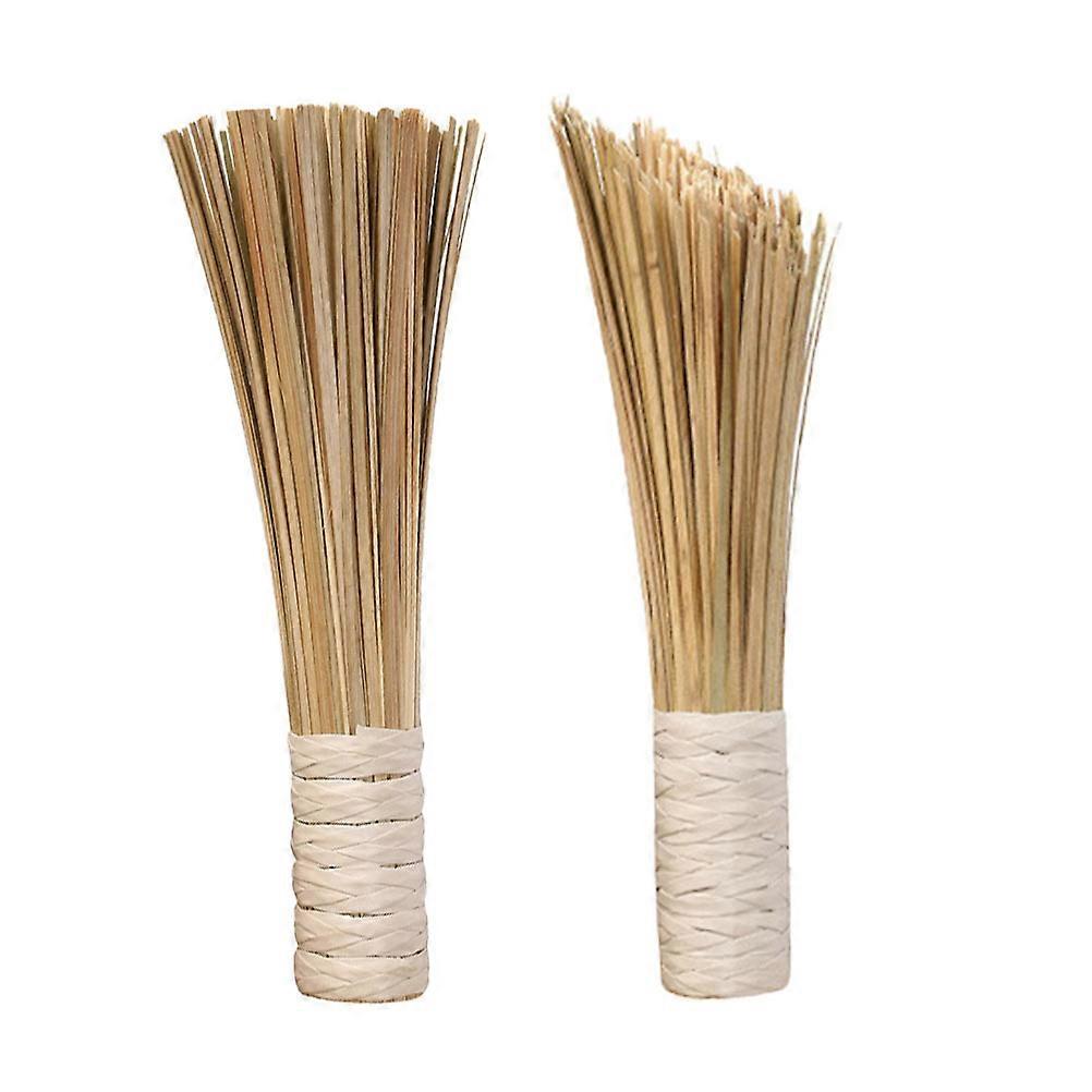 Dishwashing Brush With Handle Durable Pot Heat-Resistant Practical Design For Home Use 30x3.8cm 2Pcs