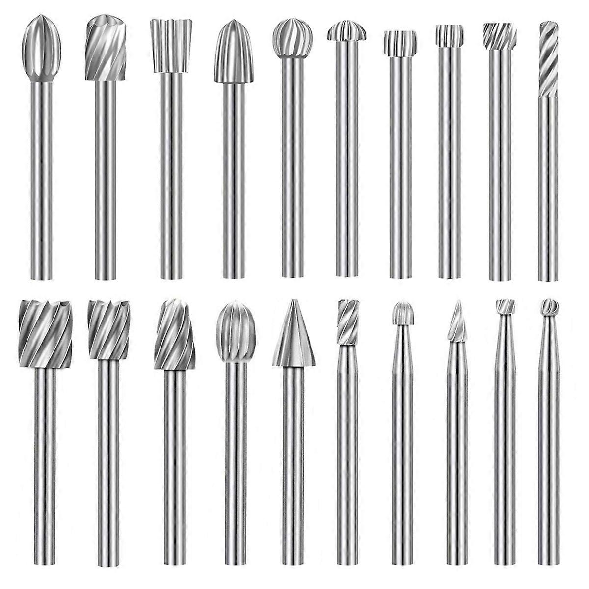 Engraving Drill Bit Wood Engraving Router with 1/8 Inch (3mm) Shank,Rotary Tool Accessories for DIY