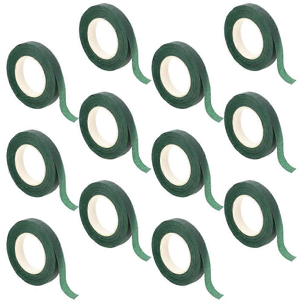 Craft Tape Florist Tape for Bouquet Creation School Crafts Dark .2cm Wide 30 Yards Long per Roll 12 Rolls