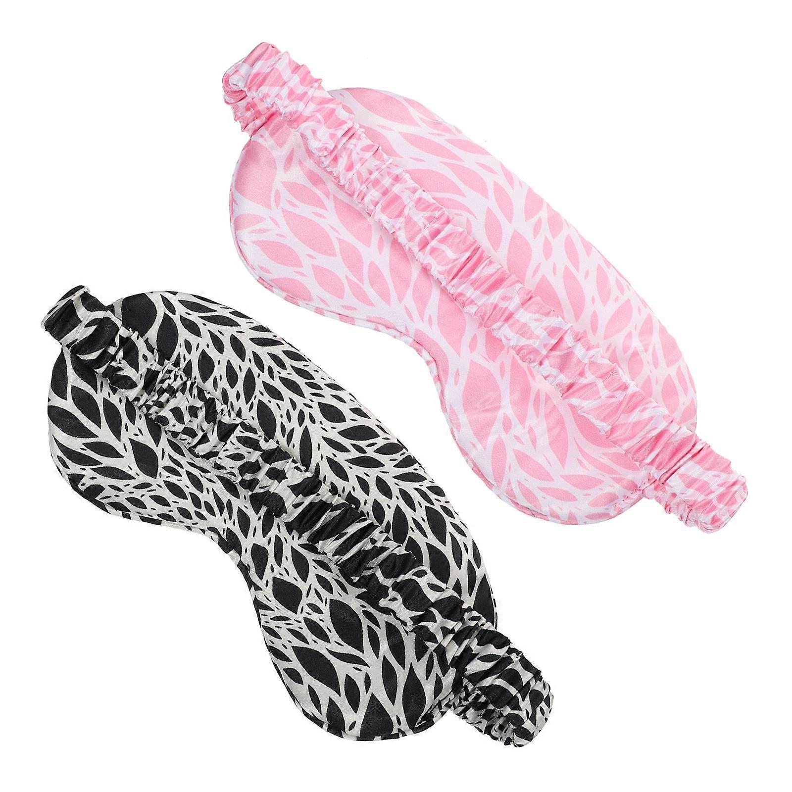 Comfortable Sleep Mask Deep Uninterrupted Sleep Synthetic Material Sleeping 2Pcs