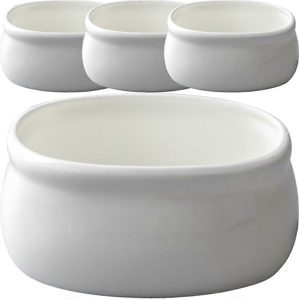 4pcs Ceramic Tea Bag Storage Jar & Sugar Container – Compact & Minimalist Design for Kitchen Organization