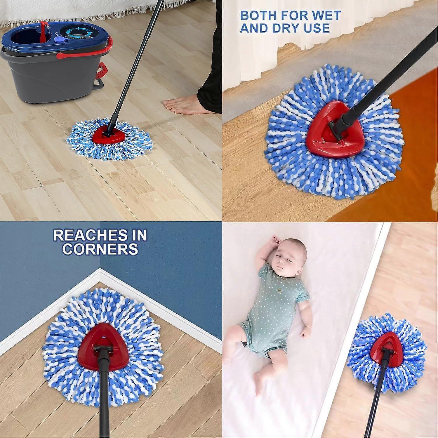 Vileda - EasyWring - Recharge de tête de vadrouille réutilisable | Fr