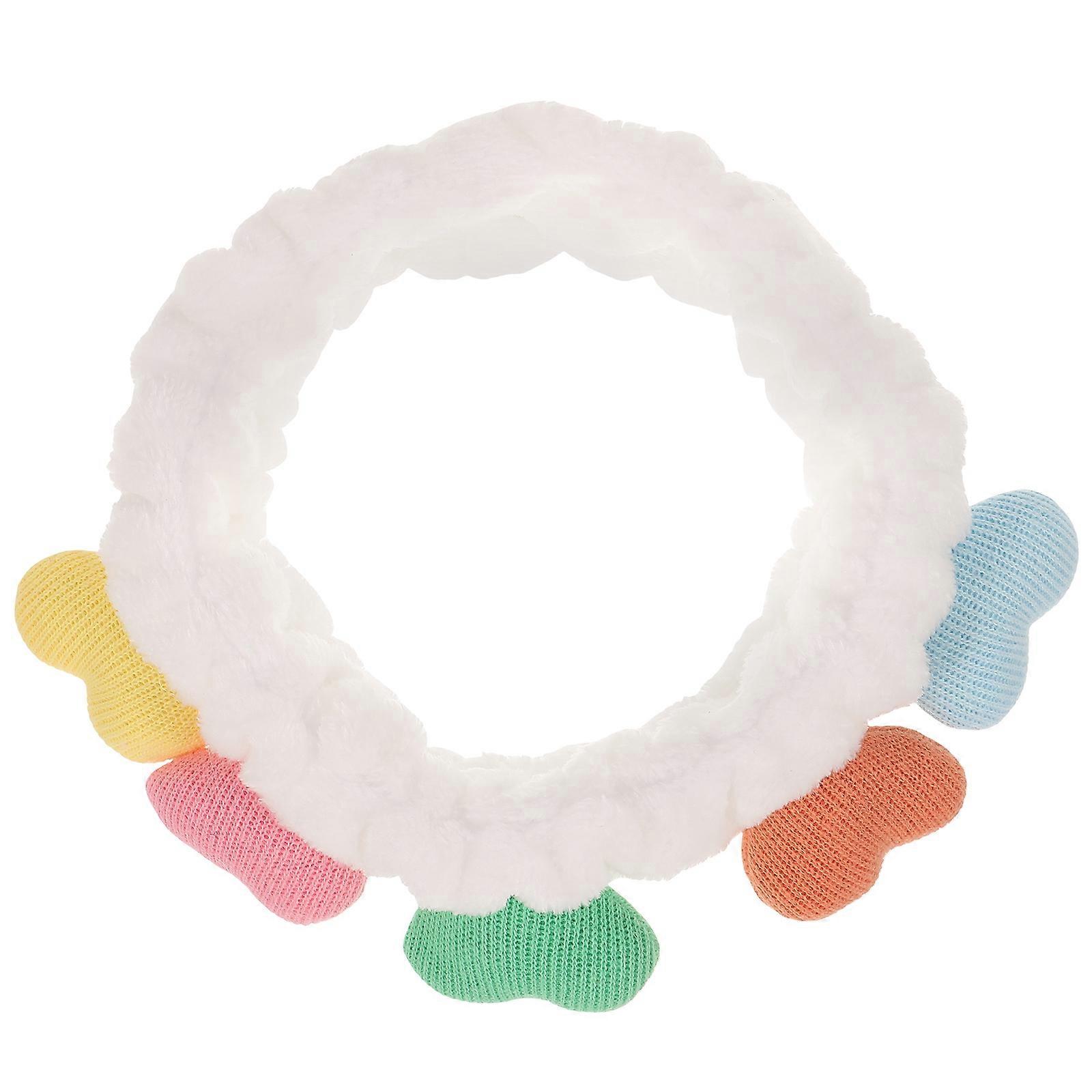 Shower Headband Facial Headband Heart Shape Fabric Spa Women 1Set