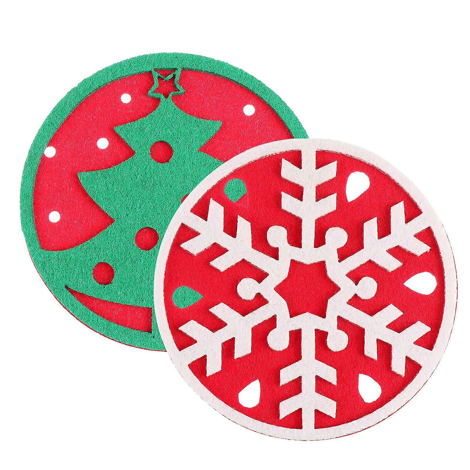 Cup Coasters Mat Nonslip Support Housewarming present Recipients 3.93in x 3.93in x 0.16in Assorted Color 8Pcs
