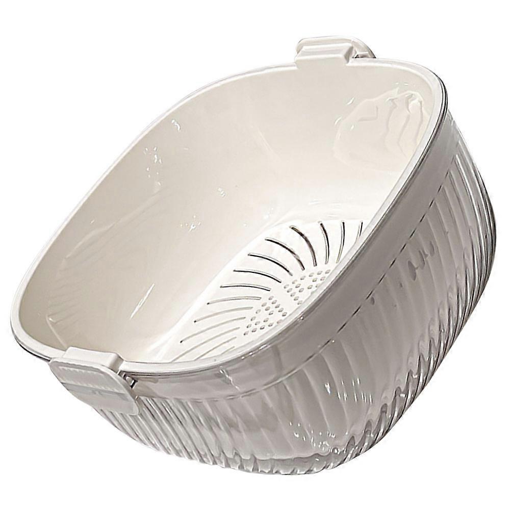 Multipurpose Double Layer Drainage Basket Material For Outdoor Camping Simple Practical Design 1 Set