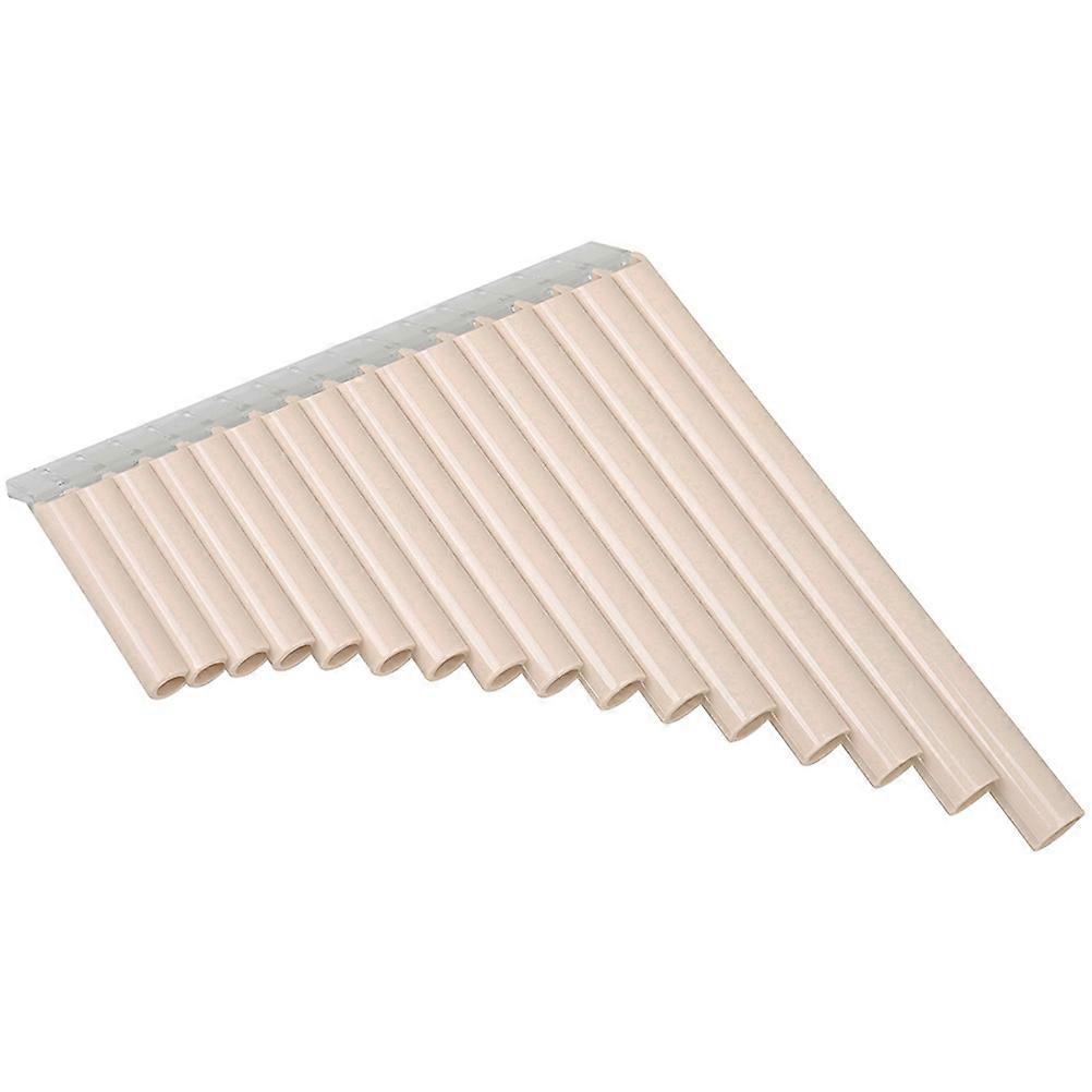 Panpipe Beginner Flute C Key Music Practice Rectangular Shape Portable 26x25.5x3cm Create Complex Melodies 1 Set