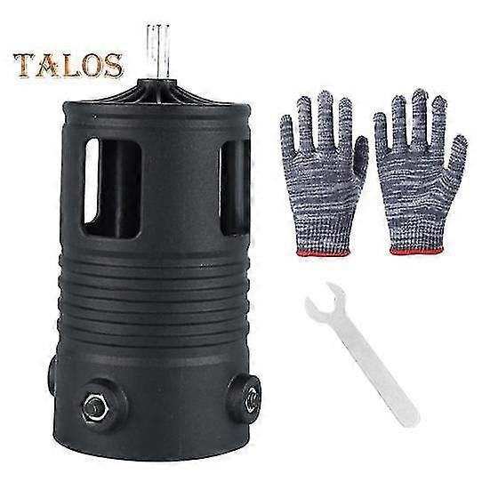 1 Set Corn Peel Thresher with Electric Drill Labor Saving Highly Efficiency Manual Durable with Gloves Corn Remover