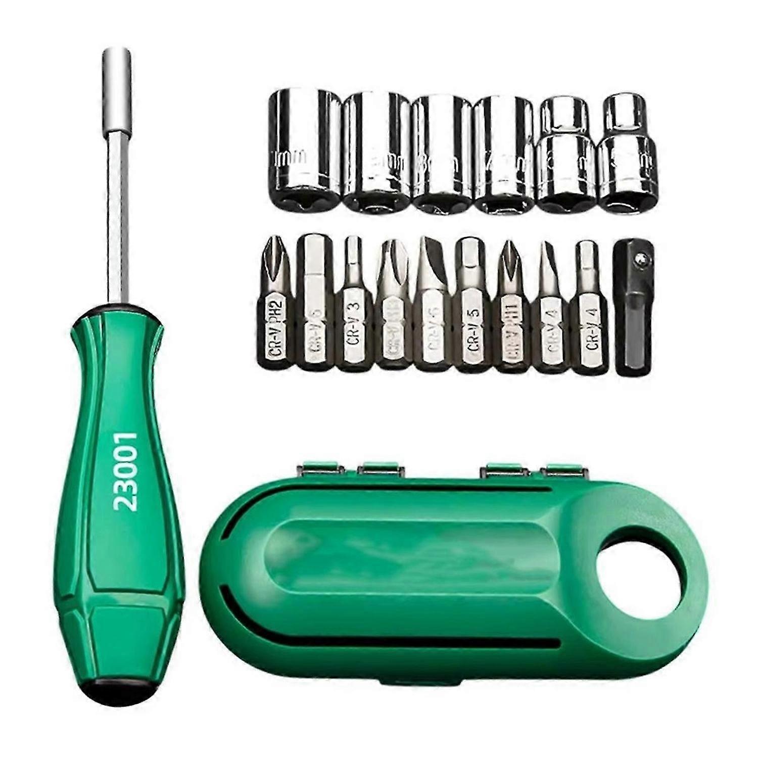 Portable Screwdriver Set Portable Multi-Purpose Screwdriver High-Strength Screwdriver Nut Driver for